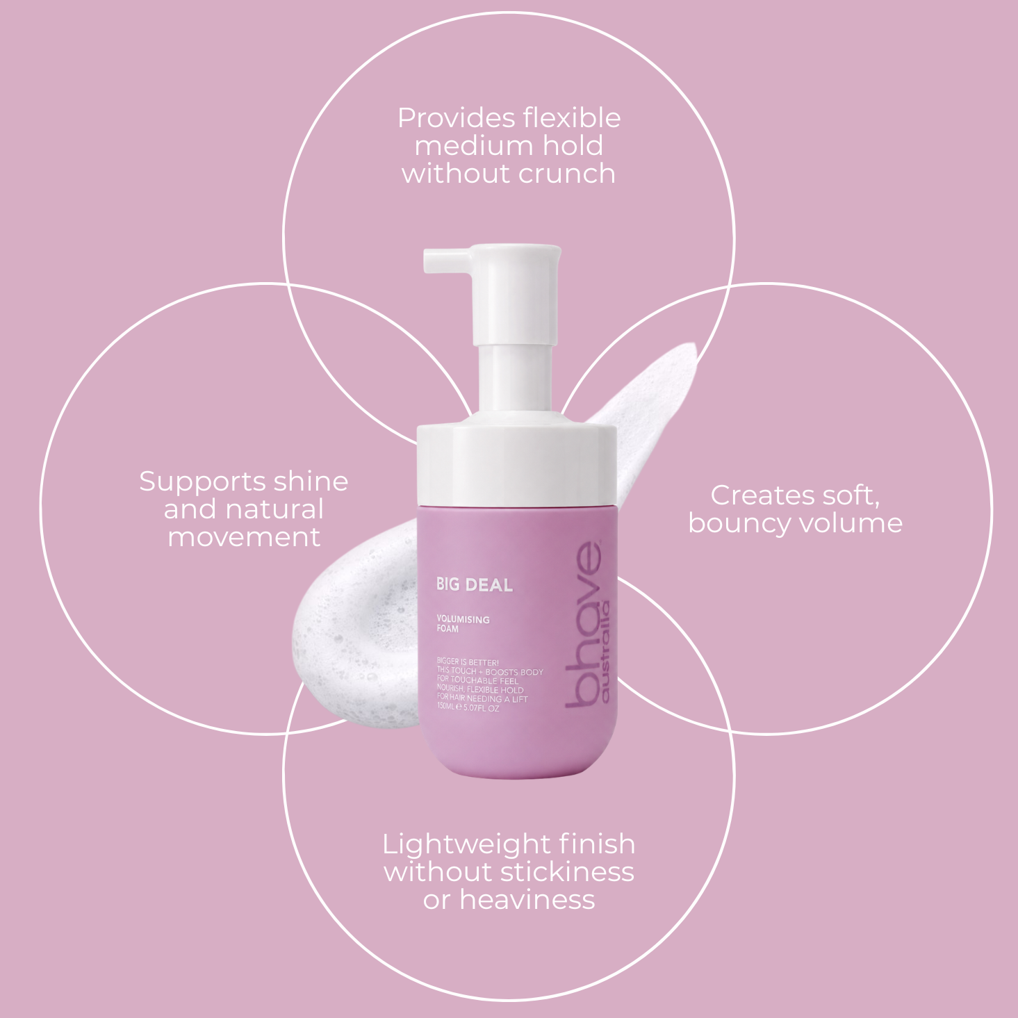 volumising foam 5.07fl.oz