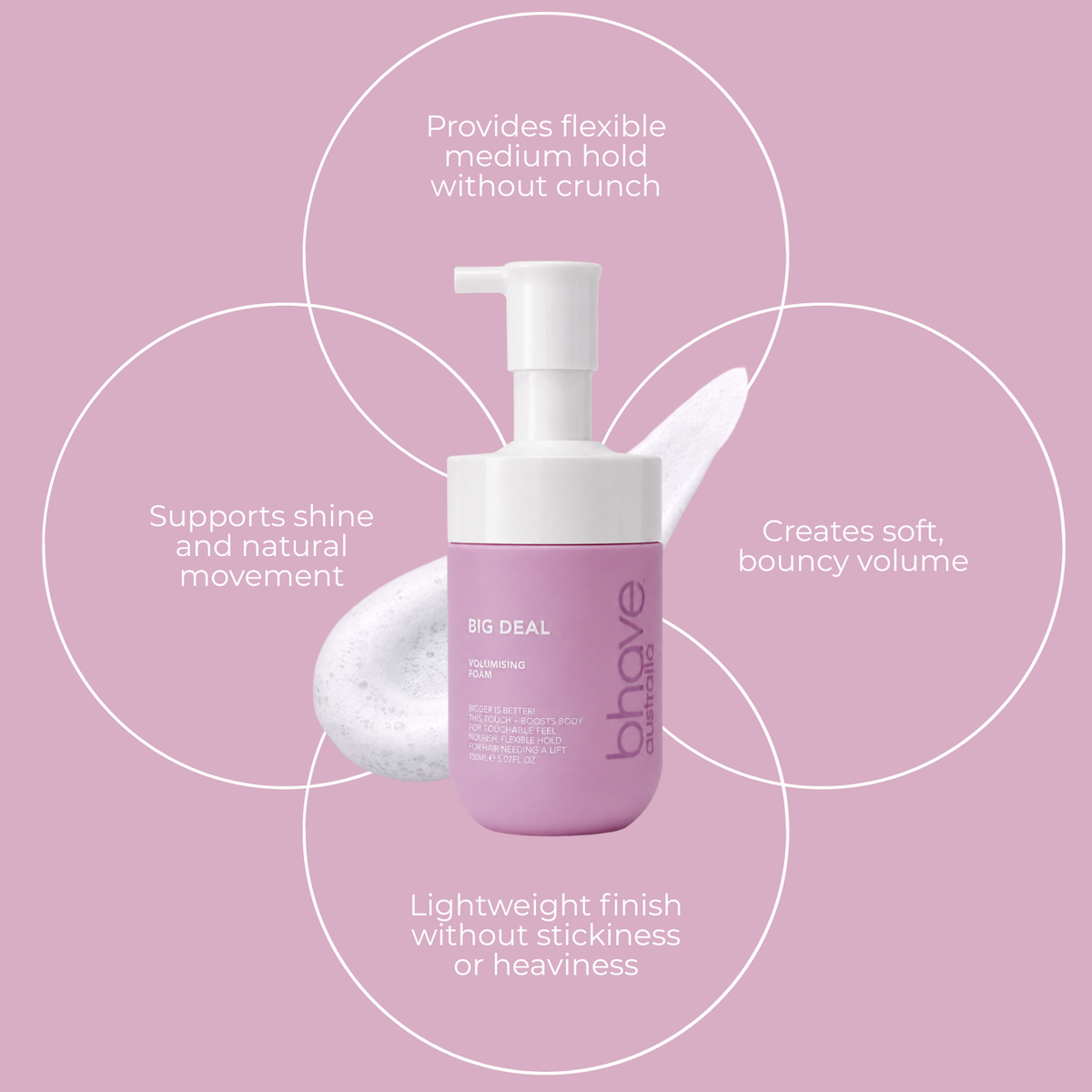 volumising foam 5.07fl.oz