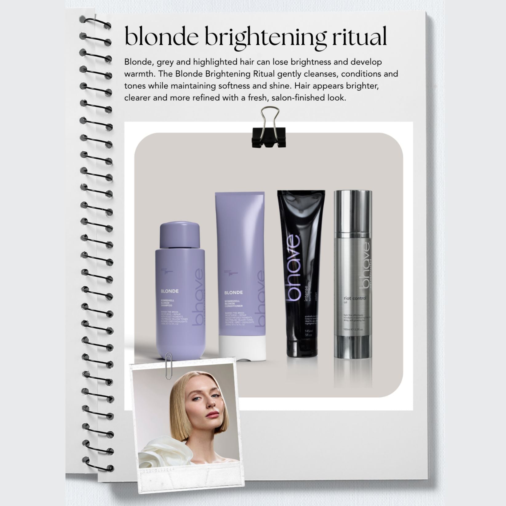 blonde brightening ritual